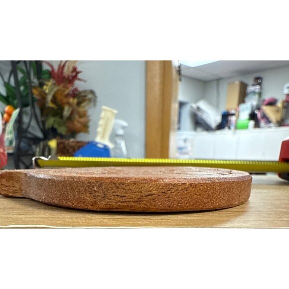 Handcrafted Wooden Christmas Ornament With Engraved "Christmas In Jesus" Design - Picture 3 of 4